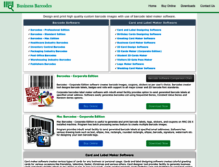 businessbarcodes.com screenshot