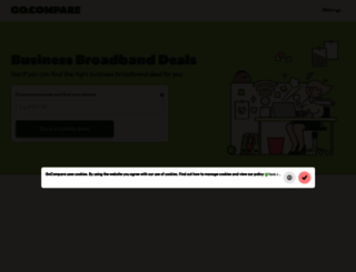 businessbroadband.gocompare.com screenshot