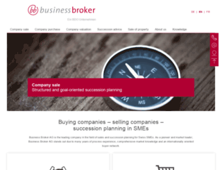 businessbroker.ch screenshot