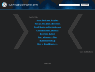 businessbuildercenter.com screenshot