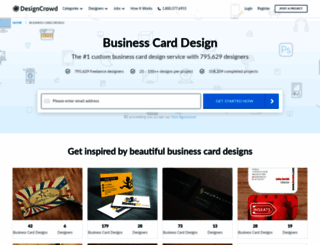 businesscard.designcrowd.com screenshot