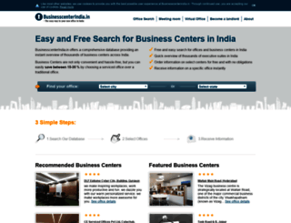 businesscenterindia.in screenshot