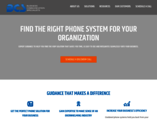 businesscommunicationsspecialists.com screenshot