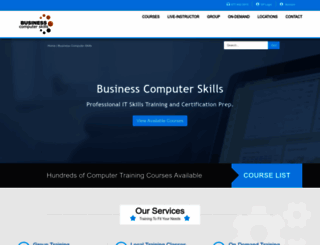 businesscomputerskills.com screenshot