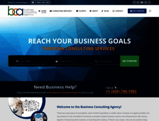 businessconsultingagency.com screenshot