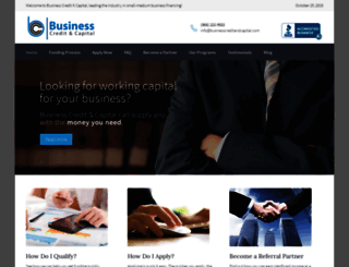 businesscreditandcapital.com screenshot