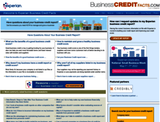 businesscreditfacts.com screenshot