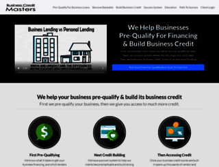 businesscreditmasters.com screenshot
