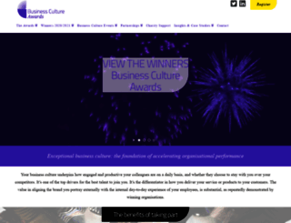 businesscultureawards.com screenshot