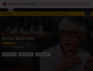 businessdirect.aviva.co.uk screenshot