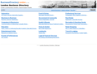 businessdirectorylondon.co.uk screenshot