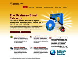 businessemailextractor.co.uk screenshot