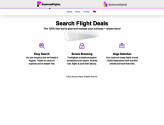 businessflights.com screenshot