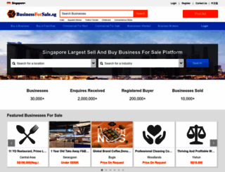 businessforsale.sg screenshot