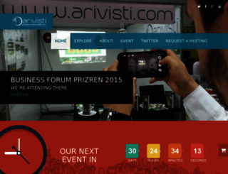 businessforumprizren2015.arivisti.com screenshot