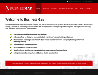 businessgas.co.uk screenshot