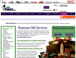 businessgifts.1800flowers.com screenshot