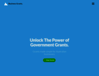 businessgrants.com.au screenshot