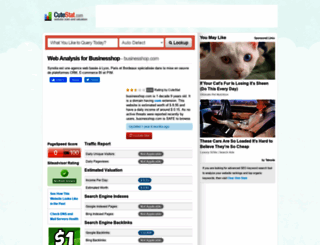 businesshop.com.cutestat.com screenshot