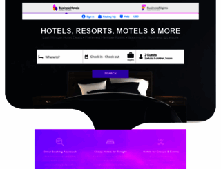 businesshotels.com screenshot