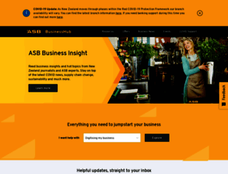 businesshub.asb.co.nz screenshot