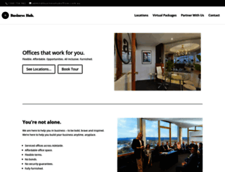 businesshuboffices.com.au screenshot
