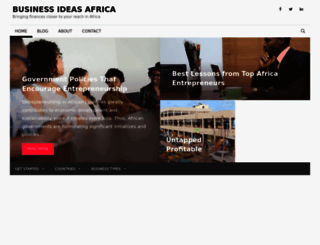 businessideas4africa.com screenshot