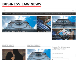 businesslawnews.com screenshot