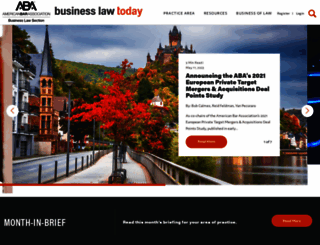 businesslawtoday.org screenshot