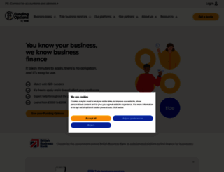businesslending.co.uk screenshot