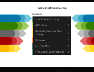 businesslistingindia.com screenshot