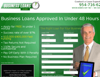 businessloan48hrs.com screenshot