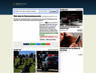 businessloanscentre.com.au.clearwebstats.com screenshot
