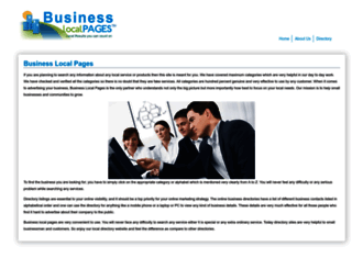 businesslocalpages.com screenshot