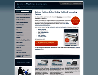 businessmachinesonline.com screenshot