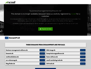 businessmanagementsoftware.de screenshot
