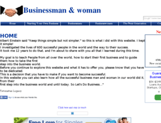 businessmanandwoman.com screenshot