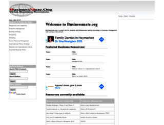 businessmate.org screenshot