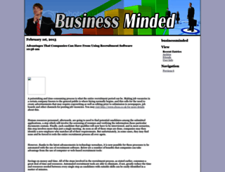 businessminded.insanejournal.com screenshot