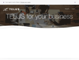 businessmobility.telus.com screenshot