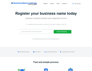 businessname.com.au screenshot
