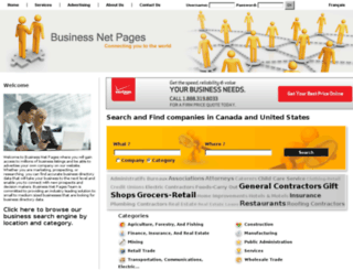 businessnetpages.com screenshot