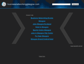 businessnetworkingglasgow.com screenshot