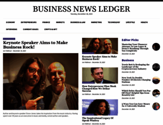 businessnewsledger.com screenshot