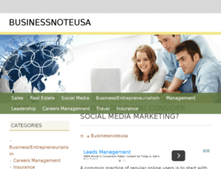 businessnoteusa.com screenshot