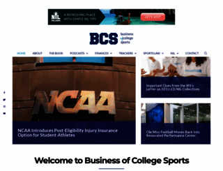 businessofcollegesports.com screenshot