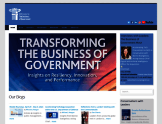 businessofgovernment.org screenshot