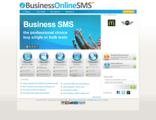 businessonlinesms.co.uk screenshot
