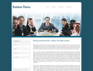 businessplanos.com screenshot