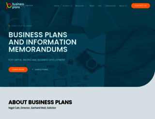 businessplans.com.au screenshot